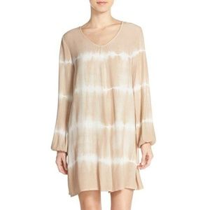 Tie Dye Crepe Shift Dress - S